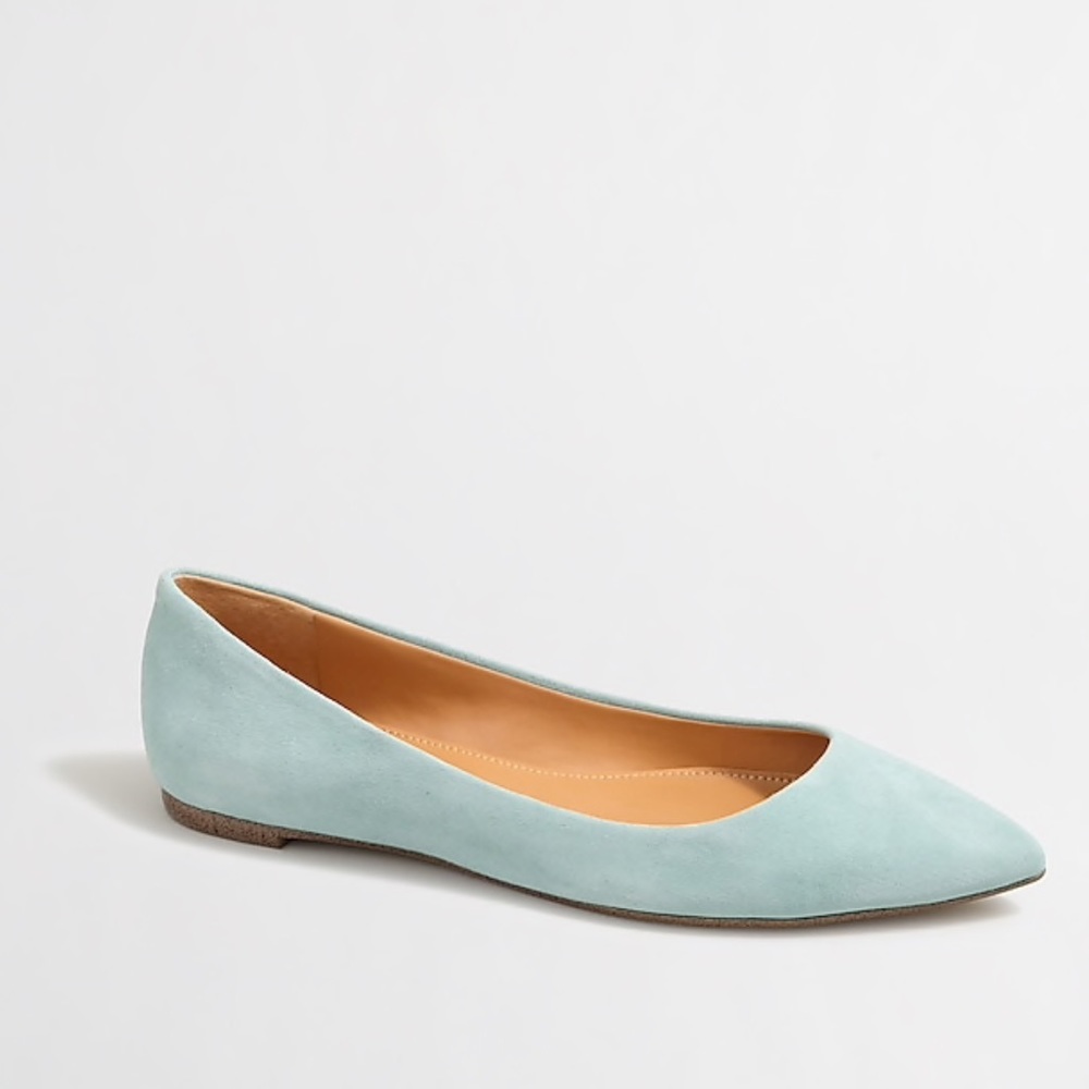 J. Crew Amelia Suede Flats